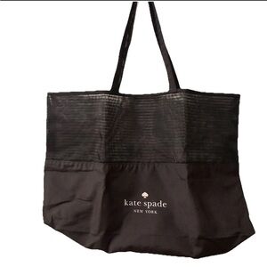 Kate Spade Black Textured Tote